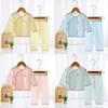 Baby Summer Lightweight Cotton Kimono Set With Antibacterial Feature For Newborns