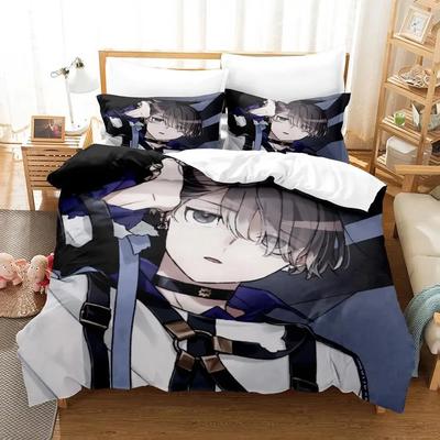 MILGRAM Single Double Queen King Size Bedding Set Boys Bedroom Duvet Cover Set 3D Printed Anime Bed Sheet Set
