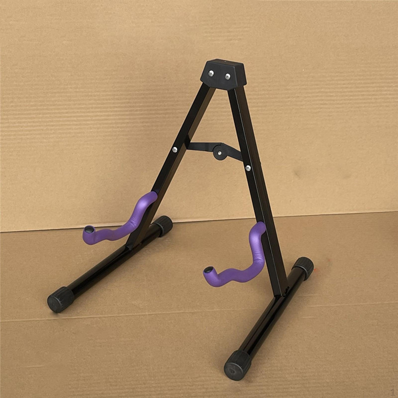 

Стойка для гитары A-образная с мягкими ручками, легкая, прочная, портативная, устойчивая, электрическая purple handle