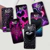 Luxuriöses Love Design Kunst Handyhülle Für Xiaomi Mi Poco F3 F4 F5 F6 X3 X4 X5 X6 X7 M3 M4 M5 M6 M7 GT Pro 5G Schwarz