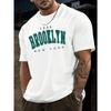 City Cotton Print New York T-shirt Brooklyn T Shirt Los Angeles T-shirts California Tshirts Los Angeles Cothing Chicago Tee Tops
