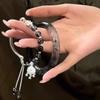 2Pcs Retro Pendant Charm Chinese Style Bangle Vintage Retro Hand Ring  Women Bangles