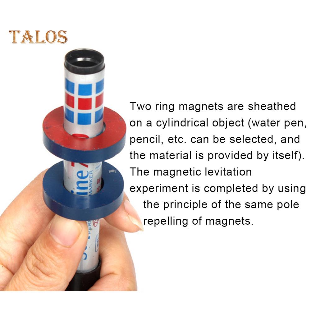 Toys For Boys Girls Bar Ring U-shape Compass Magnet Set Education Science Experiment Tools Kid Toy