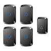 Long-Range Wireless Electronic Doorbell with One-to-Four Caller Capacity, No Wiring Required