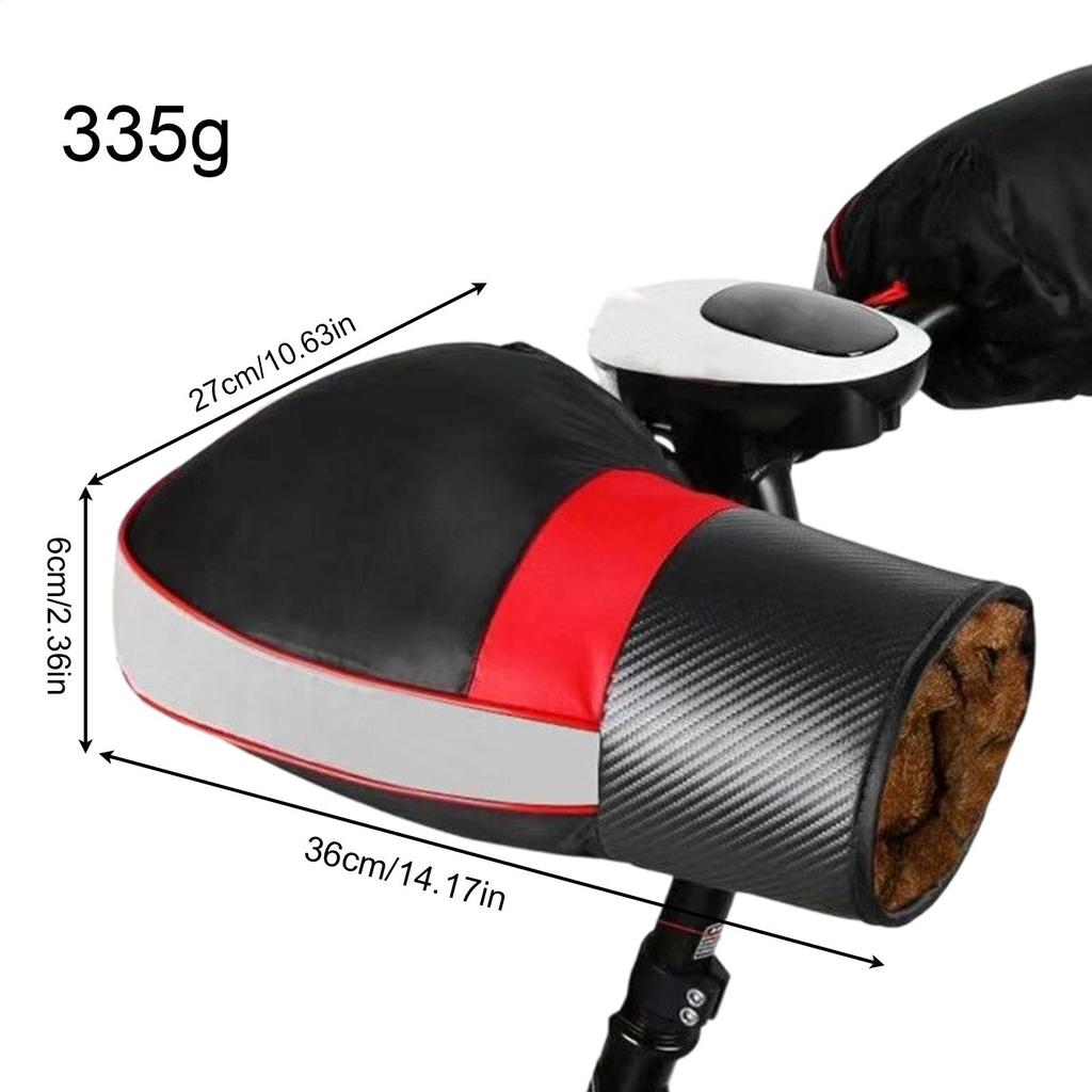 Schneemobil Lenkerstulpen Warme Fahrradzubehör Wasserdichte Motorrad Lenkerhandschuhe für Roller Motorrad Schneemobil