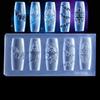 Cartoon Halloween Element Nail Silicone Mold Ghost Skull Pumpkin Grave Shape Carving 3D Jewelry Soft Template Manicure Supplies