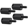 4Pcs Steel RC Wheel Hex Hubs +20mm Extenders Counterweight Hex Adapters for 1/6 RC Rock Crawler Axial SCX6 AXI05000 Upgrade Part