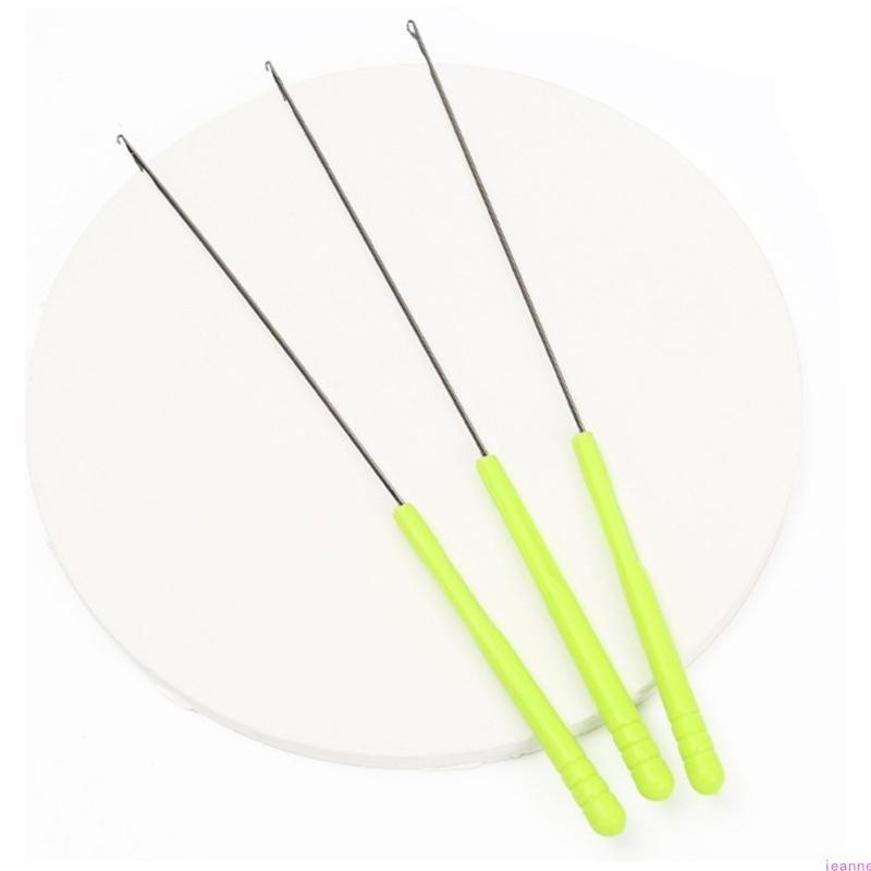 5PCS Plastic Handle Crochet Needle Hook for Hair Braiding, Crochet Hook