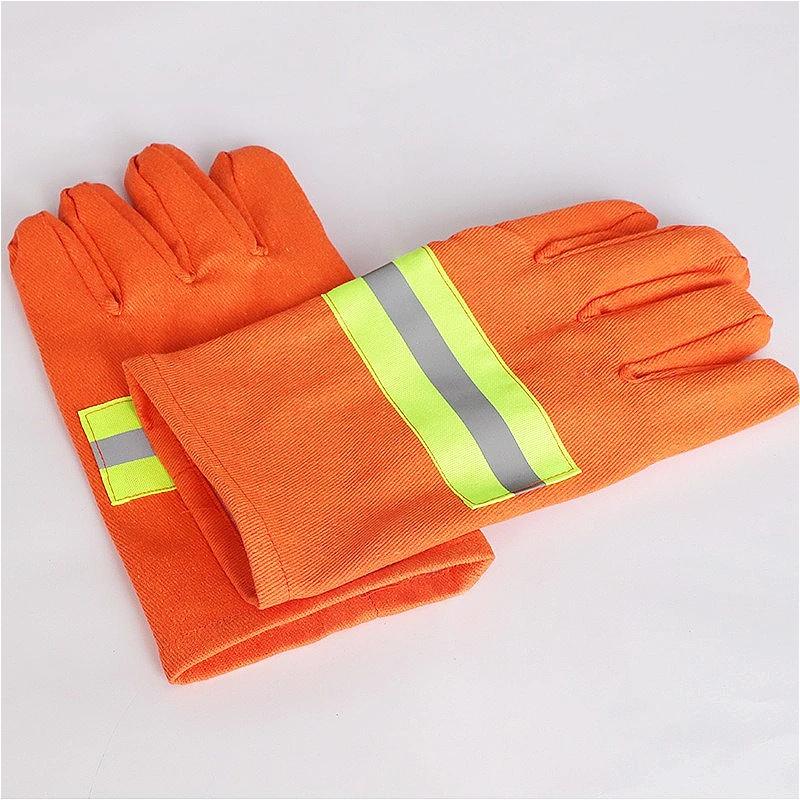 Fire Gloves Thicken Wear Resistant Gloves Fire Proof Fireman Gloves Campus Fire Safety Activities Forest Firefighting Training