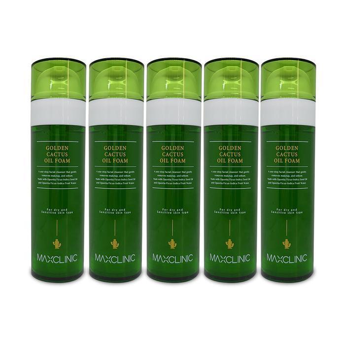 MAXCLINIC Golden Cactus Oil Foam 110g x 5 Ss (16347929)