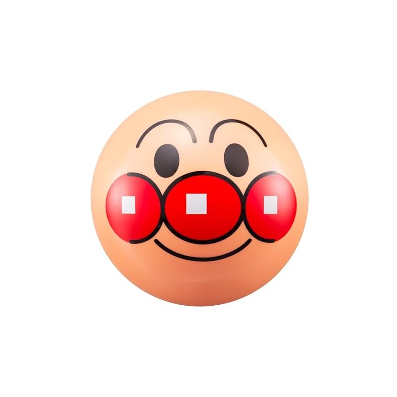 AGATSUMA Anpanman Mini Face Balls 3-Piece Set: Anpanman, Baikinman, Dokin-chan [2024]