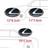 Pasted 10-16cm Front Grille Rear Trunk Badge Replacement Sticker for Lexus GS GX IS LS LX NX RX RX270 Ct200h IS250 ES 220D IS300