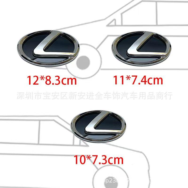 Pasted 10-16cm Front Grille Rear Trunk Badge Replacement Sticker for Lexus GS GX IS LS LX NX RX RX270 Ct200h IS250 ES 220D IS300