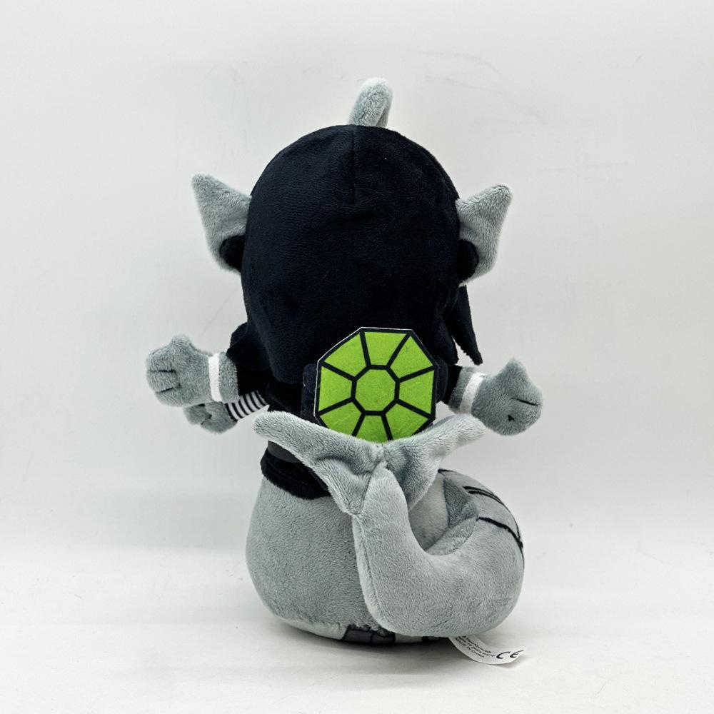 27cm Druck Sebastian Solace Plüsch Niedliches Fischschwanz Tier Plüschtier Spielzeug Geschenk Cartoon Stil Kinder Stoffpuppe Puppe
