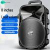 Soaiy Portable Outdoor Bluetooth Karaoke Trolley Speaker CN plug (adapter included) (CN version)