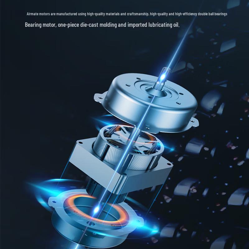 AIRMATE 40cm 3-Speed Adjustable Pedestal Fan CN plug (adapter included)