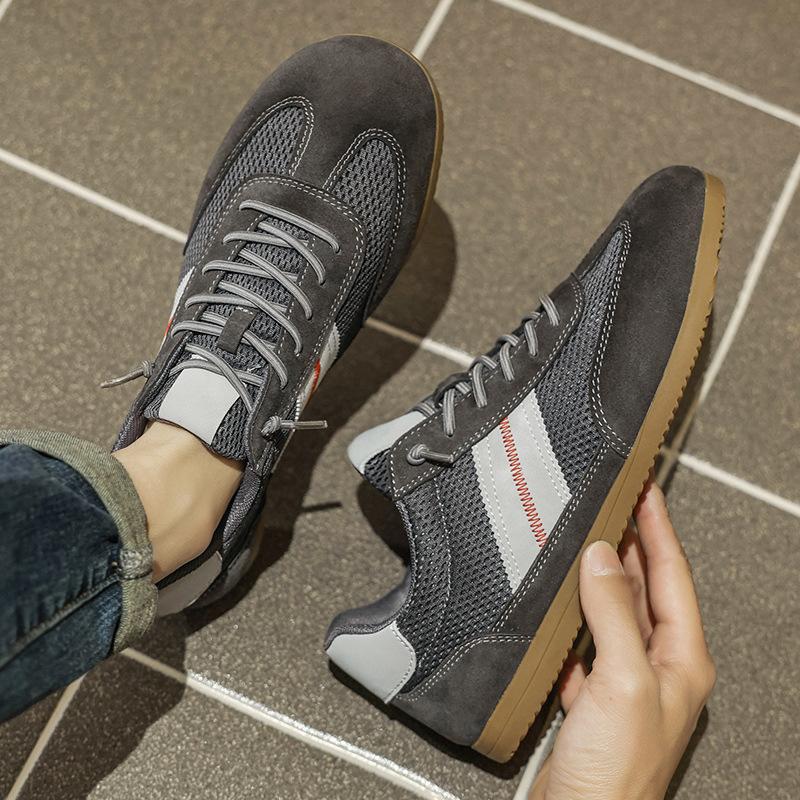 Síťované boty Forrest Gump Pánské 2025 Jaro a Léto Všestranné Retro Nízké Top Boty na Desku Prodyšné Ležérní Boty Sportovní Ploché Pánské Boty