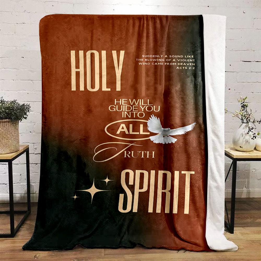 Holy Spirit Dove Blanket Printed Blanket for Living Room Bed Couch lunch break Soft Cozy Blanket for Friend's festival Gift