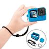 Für GoPro Hero 12 11 Silikonhülle Sturzsichere Schutzhülle mit Lanyard Objektivkappe Für GOPRO 12 11 10 9 Actionkamera Zubehör
