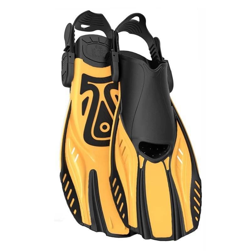 Adjustable Strap Adult Swimming Fins Snorkeling Diving Mermaid Tail Use TPE PP Material