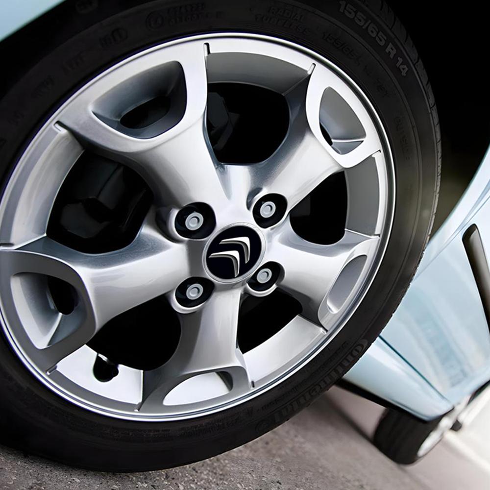 4pcs Car Wheel Center Hubcap Rim Hub Dustproof Cover Badge Accessories For Citroen Grand Picasso C4L C1 C3 C4 C5 C6 VTS Aircross