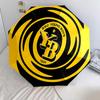 1 PC Automatic Folding Umbrella - Bvb Pattern Portable Foldable Design With 8 Ribs Christmas Birthday Gifts
