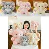 Plush Elephant Toy For Kids Girls Boys Cute Cartoon Soft Stuffed Animal Gift