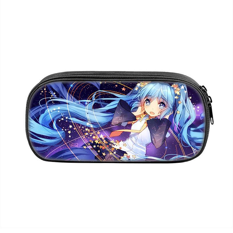 Piórnik Anime Hatsune Miku o Dużej Pojemności Dla Uczniów i Kolekcjonerów