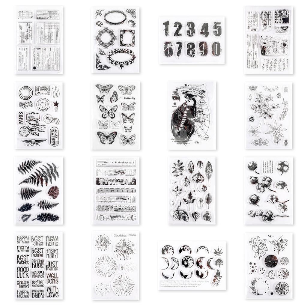 Blessing Transparent Silicone Stamps Wonderful Gifts for Children Teens Adults