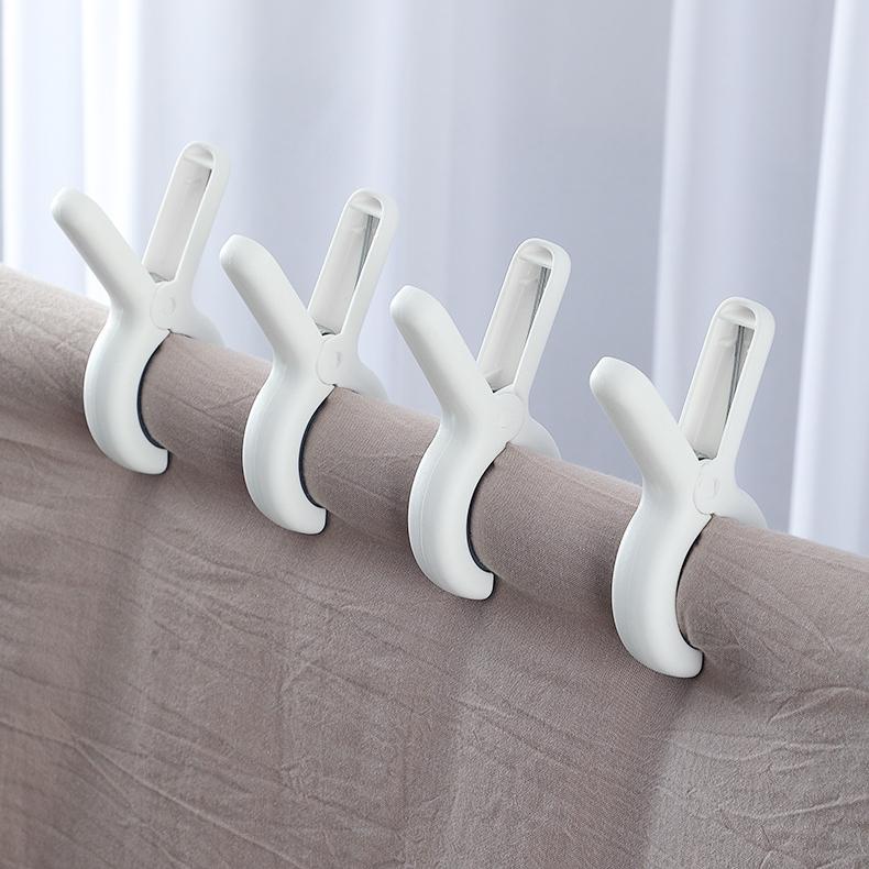 Factory Price Clothespin Windproof Quilt Clips Large Plastic Drying Sheets Clothes Socks Windproof Clips
