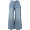 SanCai Lyocell Rhinestone Wide-Leg Jeans