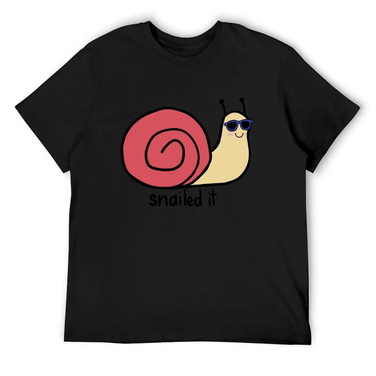 

Snailed It T-Shirt graphic t shirts customs new edition quick drying t shirts for men XXXXXL різнокольоровий