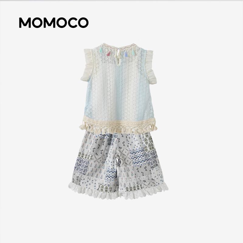 MOMOCO Girls' Sweet Sleeveless Summer Performance Set