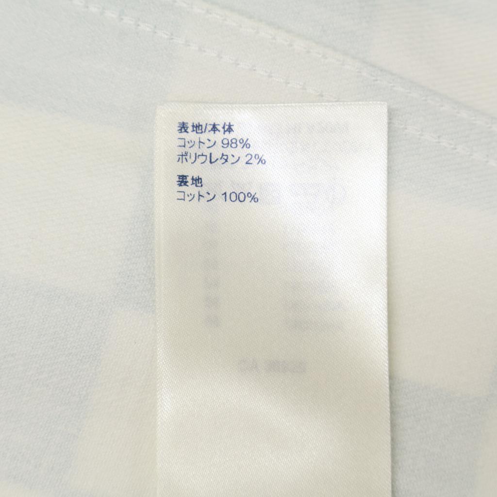 LOUIS VUITTON [Excellent Condition/Domestically Authorized] RM2129 IM3 HLA20W Damier Denim Trucker Jacket 44 White / greenUsed