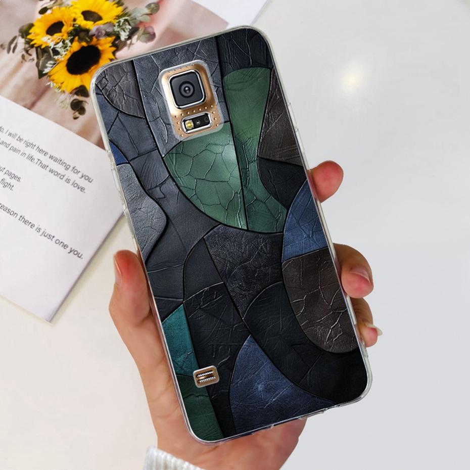Lovely Printing Case For Samsung Galaxy S5 5.1" Clear TPU Soft Silicone Back Cover For Samsung S5 I9600 SM-G900F Phone Cases