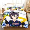 Bakuon!! Bedding Set Single Twin Full Queen King Size Bed Set Adult Kid Bedroom Duvetcover Sets 3D Print Anime Bed Sheet Set