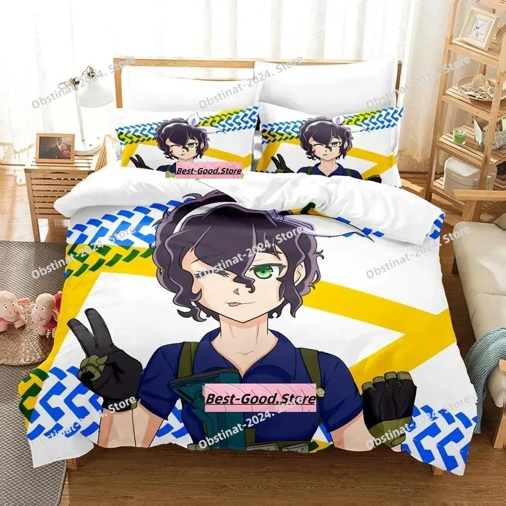 Bakuon!! Bedding Set Single Twin Full Queen King Size Bed Set Adult Kid Bedroom Duvetcover Sets 3D Print Anime Bed Sheet Set