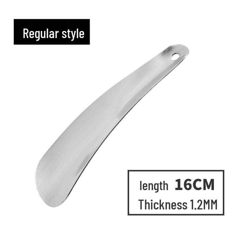 

Довга ложка для взуття з нержавіючої сталі - Компактна металева ложка для взуття та знімач