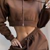 2pcs Hooded Casual Tracksuit Suits for Women Set Hoodies Sweatshirt+Sweatpants Winter Fashion Plus Size Fleece Outfits