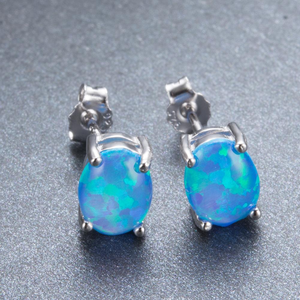 European and American Fashion Minimalist Style Oval Earrings Mini Cute and Versatile Girl Heart Earrings