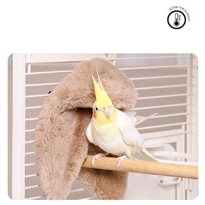 Corner Fleece Bird Blanket Cuddle Nest Hanging Toy Bird Comfort Corner Assorted Colors Parrot Cage Snuggle Hut Warm Bird Nest