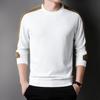Spring New Style Young Men's Patchwork T-shirt Long-sleeved Bottoming Shirt Trendy Men's Sweatshirt Long-sleeved