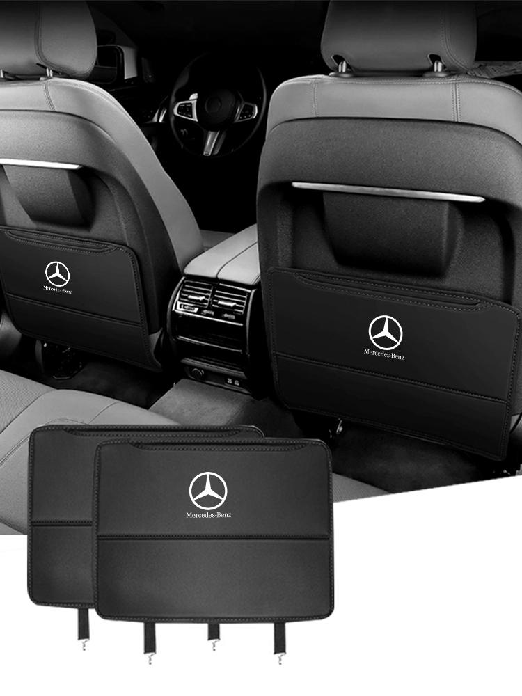 EJK4 New 2025 For Mercedes Benz B/C/E/S Class A Class C200L GLC Car Seat Anti-kick Pad Car Rear Safety Seat Anti-wear Seat Back Prote