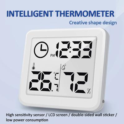Termometru Digital LCD Multifuncțional Higrometru de Uz Casnic Senzor Interior Electronic Măsurător de Temperatură Umiditate Stație Meteo