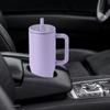 40 oz Tumbler with Handle Coffee Mug for Travel Keeps Hot/Cold Hours Iced Tea Black