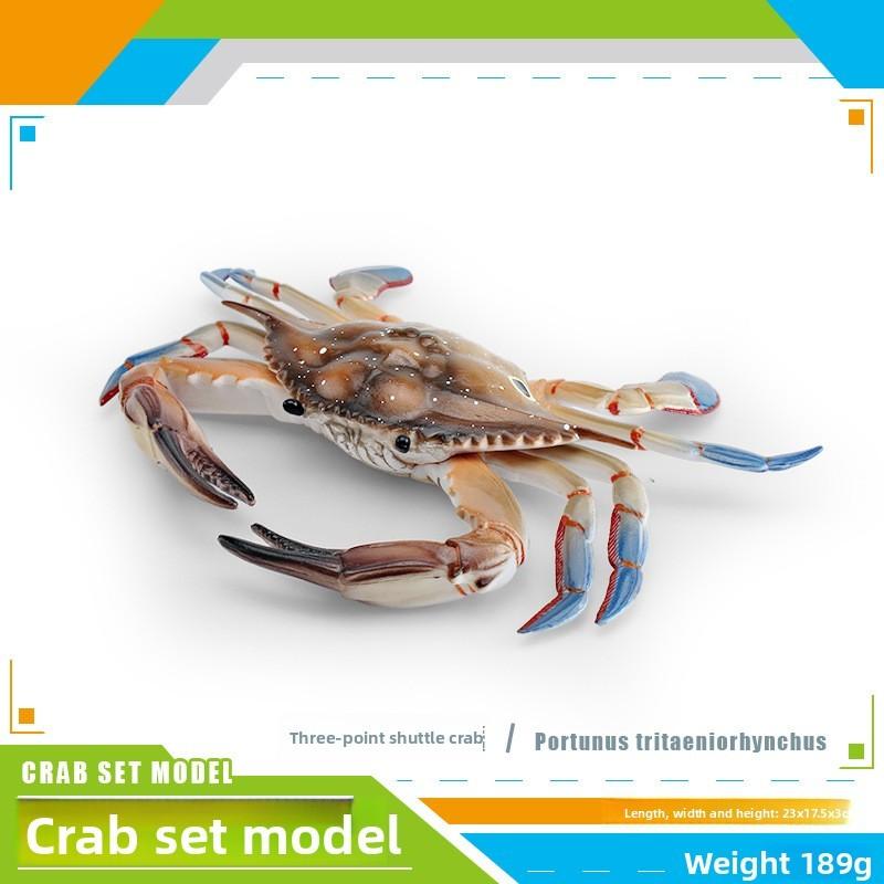 Large Pvc Marine Animal Model Crab Aquarium Ornament For Marine Life Decor