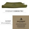 DUCKNOT A4 Zipper A4 Small Item Camping Made In Japan with Black Case, Case, Pouch, Organizer, Gear, Multi-Purpose Case, (Orange Logo)