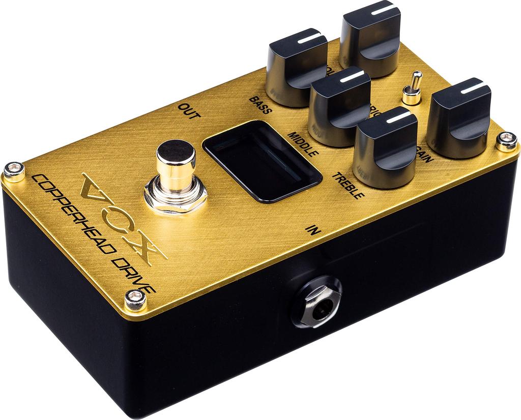 VOX - VALVENERGY Vacuum Tube Amplifier Pedal Effector Copperhead Drive (VE-CD) + Strobe Pedal Tuner VXT-1 Set