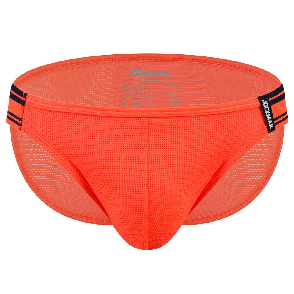 Briefs JOCKMAIL Breathable Nylon Mesh Low-rise Slit Sports Men's Underwear Everyday Casual Shorts Underpants