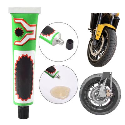 Selante para Pneus de Motocicleta Cola para Remendo de Pneu de Motocicleta Selante para Reparo de Furos de Motocicleta para Reparos Noturnos Pilotagem ao Ar Livre